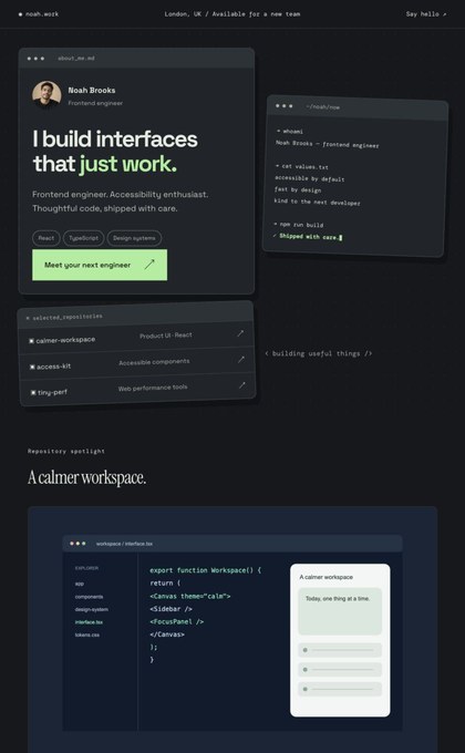 Noah Brooks — Frontend engineer