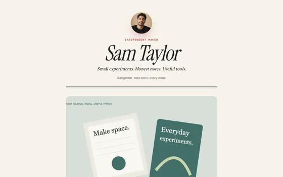 A featurd page in the Editorial look