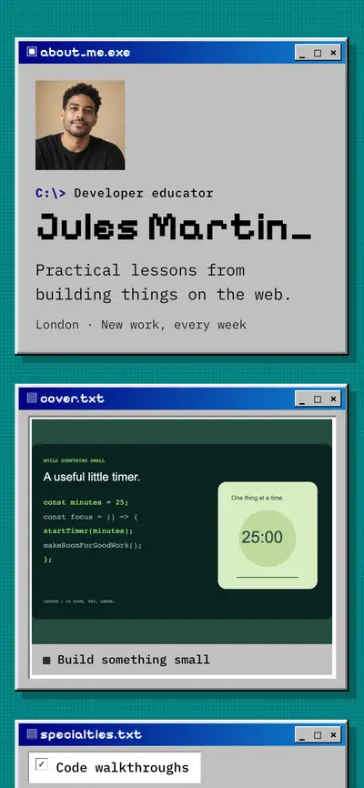 The Retro OS look on a phone