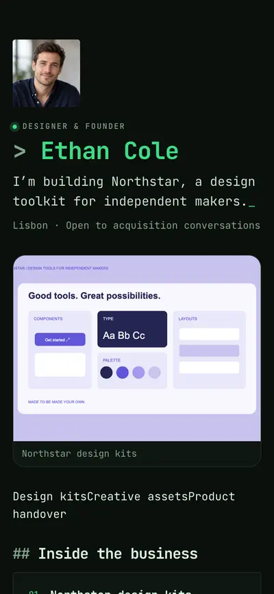 The Terminal look on a phone