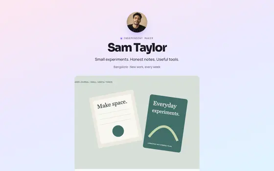 A featurd page in the Aurora look