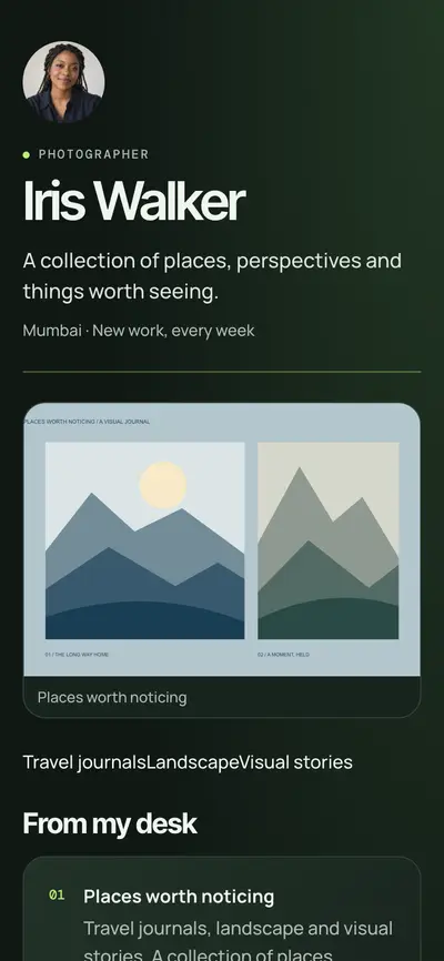 The Venture look on a phone
